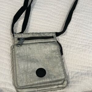 Kipling silver Crossbody wallet small bag